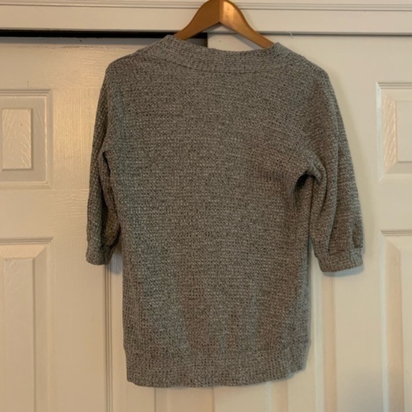 h.i.p. Gray Open Buttonless Cardigan size Small - Picture 5 of 7